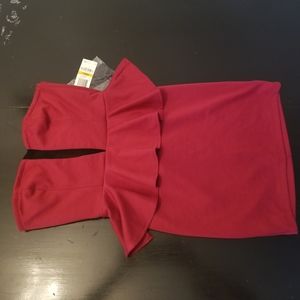 Rumba red mini dress